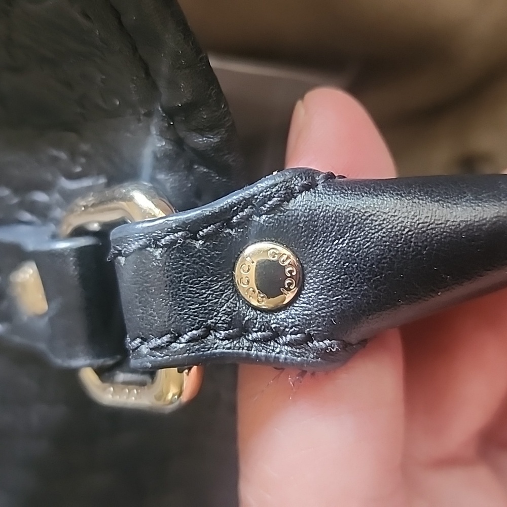 Gucci micro leather guccissima tote bag - Picture 15 of 16